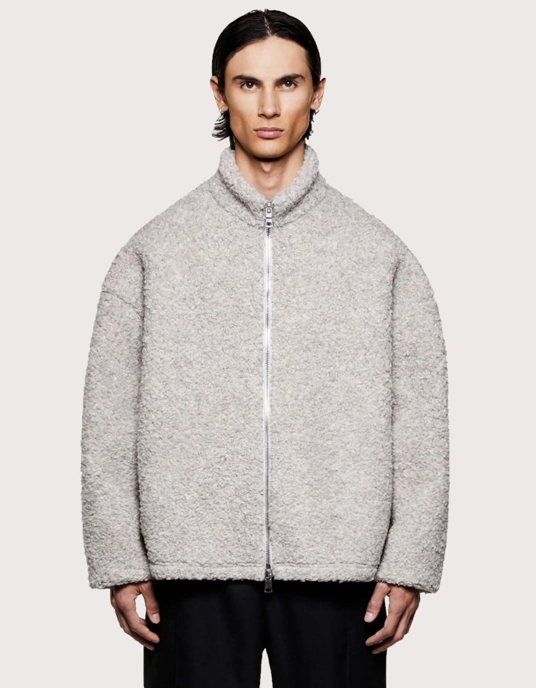 Wool Fleece Track Jacket