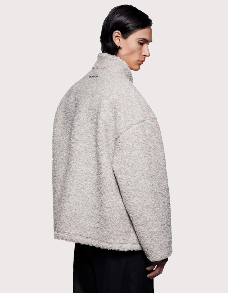 Wool Fleece Track Jacket