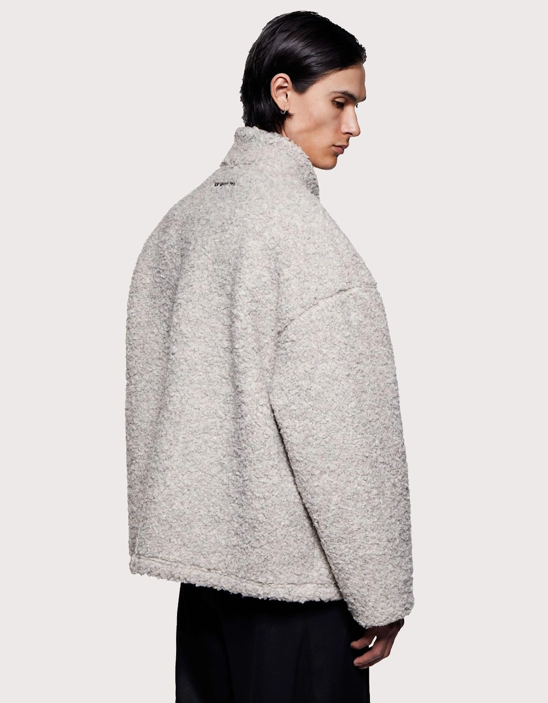 Wool Fleece Track Jacket