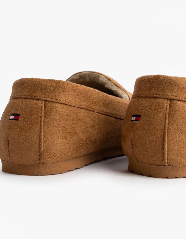 HILFIGER M SDE DRIVE Mens Mocassin Slippers Desert Khaki