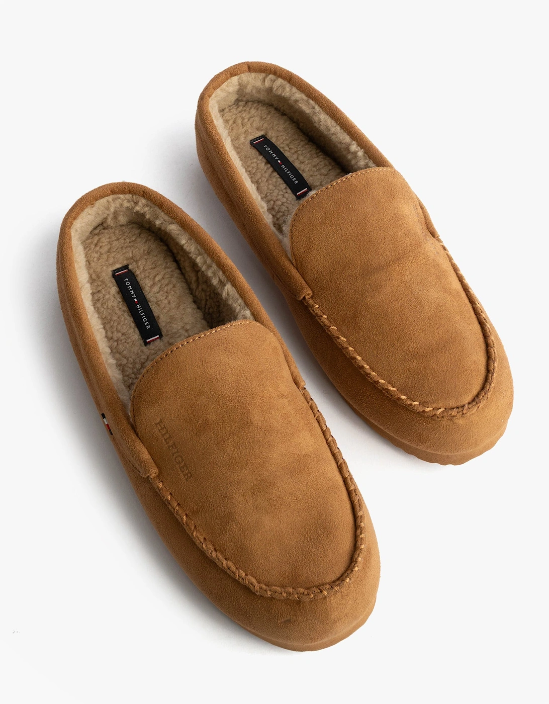 HILFIGER M SDE DRIVE Mens Mocassin Slippers Desert Khaki