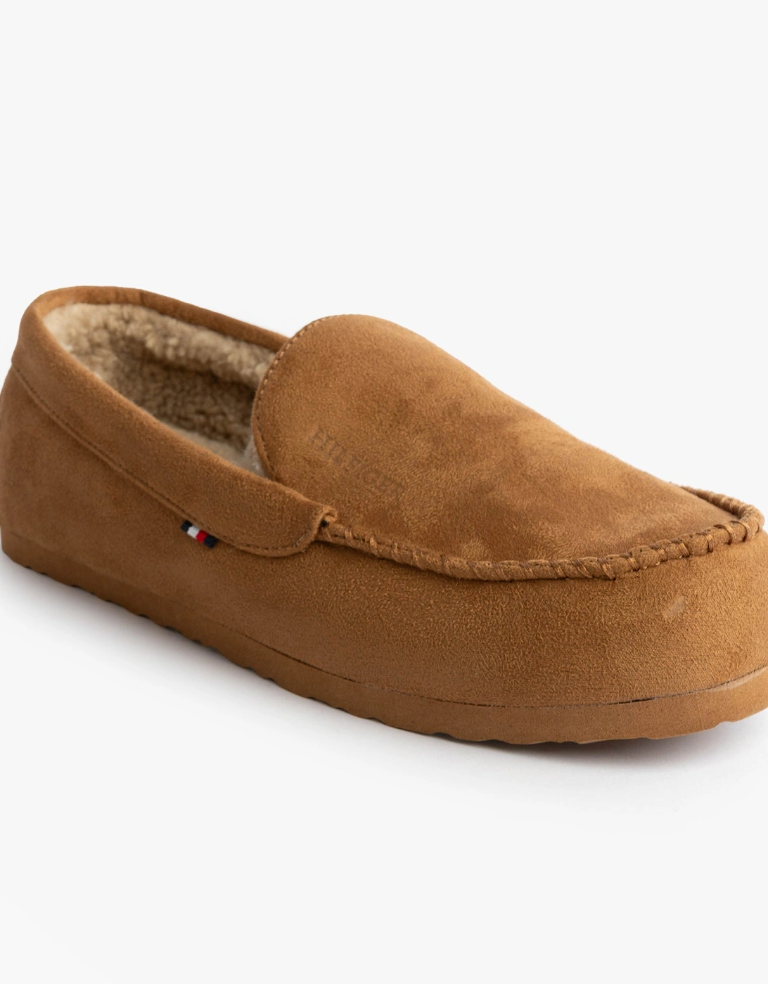 HILFIGER M SDE DRIVE Mens Mocassin Slippers Desert Khaki