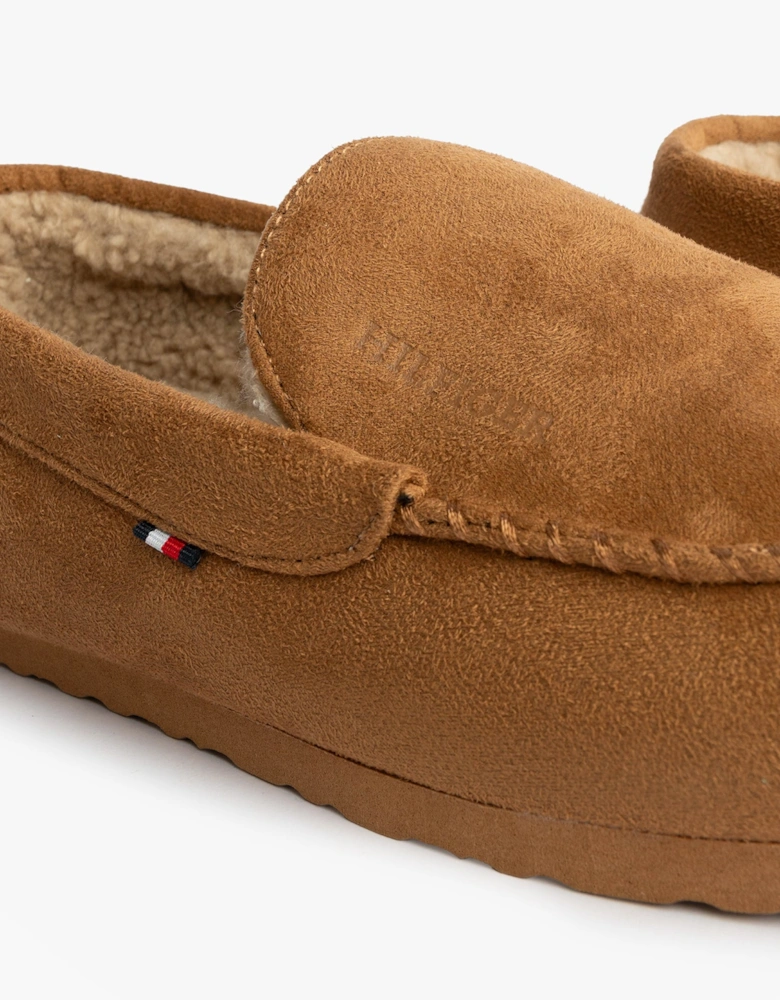 HILFIGER M SDE DRIVE Mens Mocassin Slippers Desert Khaki