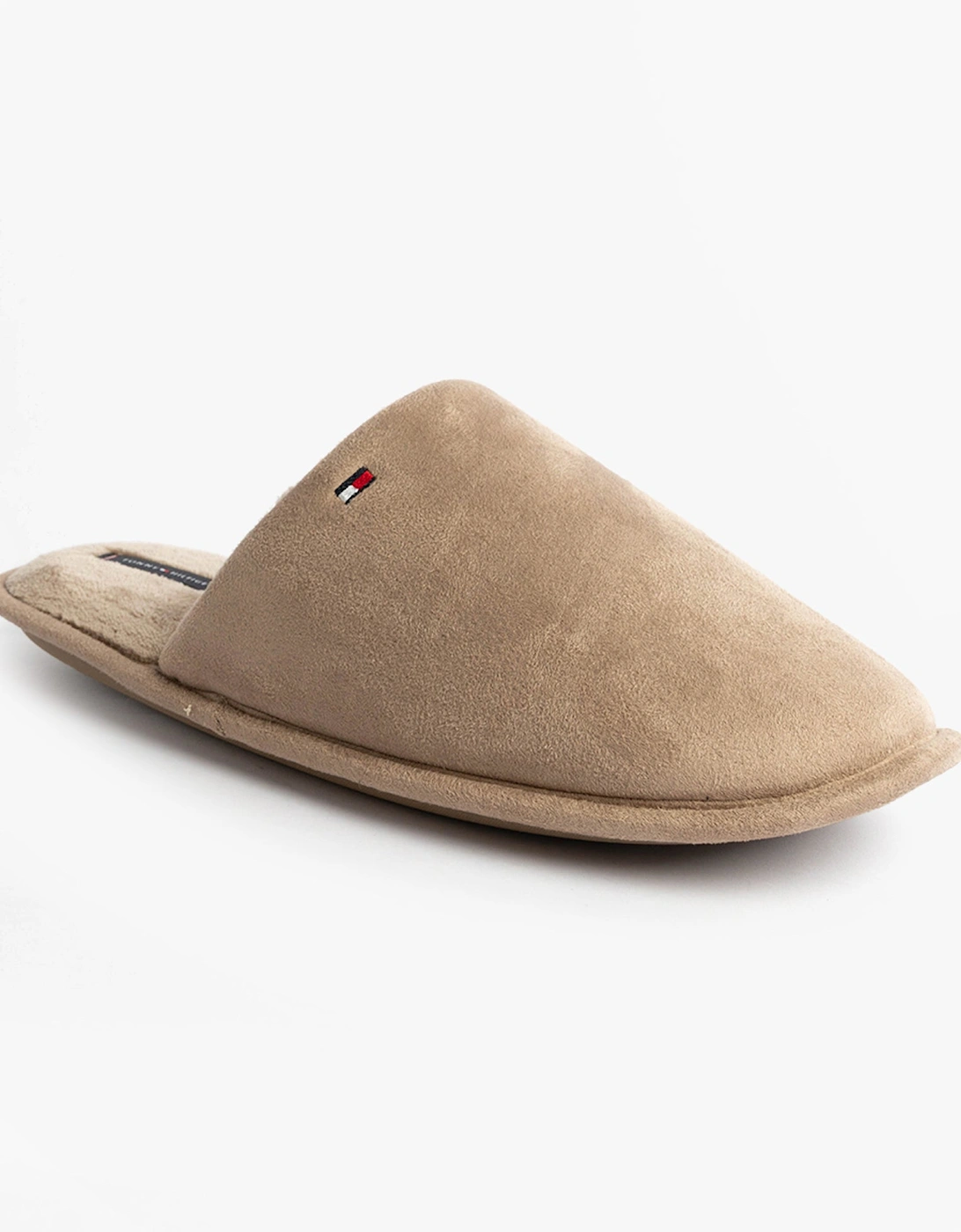 CORE HILFIGER FLAG H Mens Mule Slippers Coastal Taupe