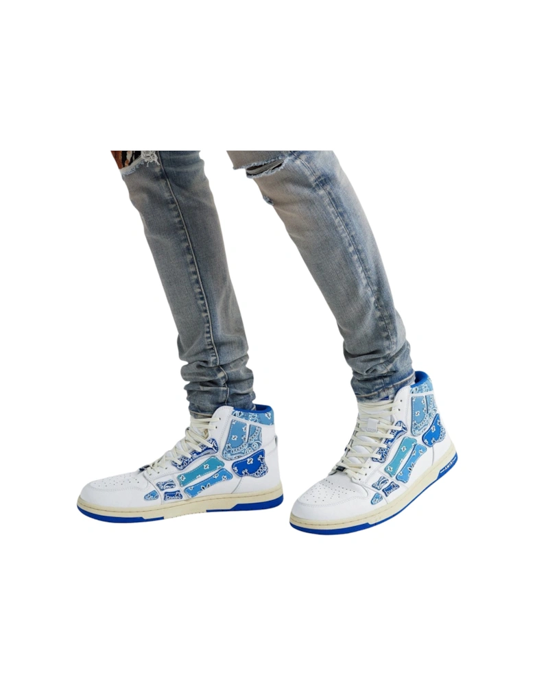 Skel Top Hi Bandana Blue