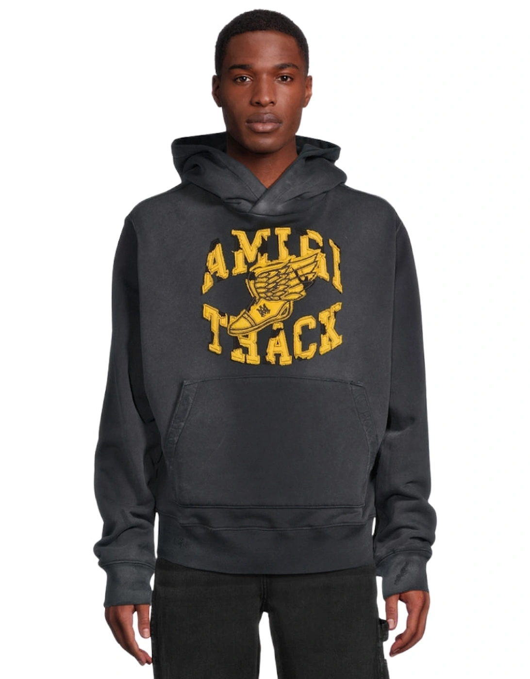 Track Hoodie Faded Black