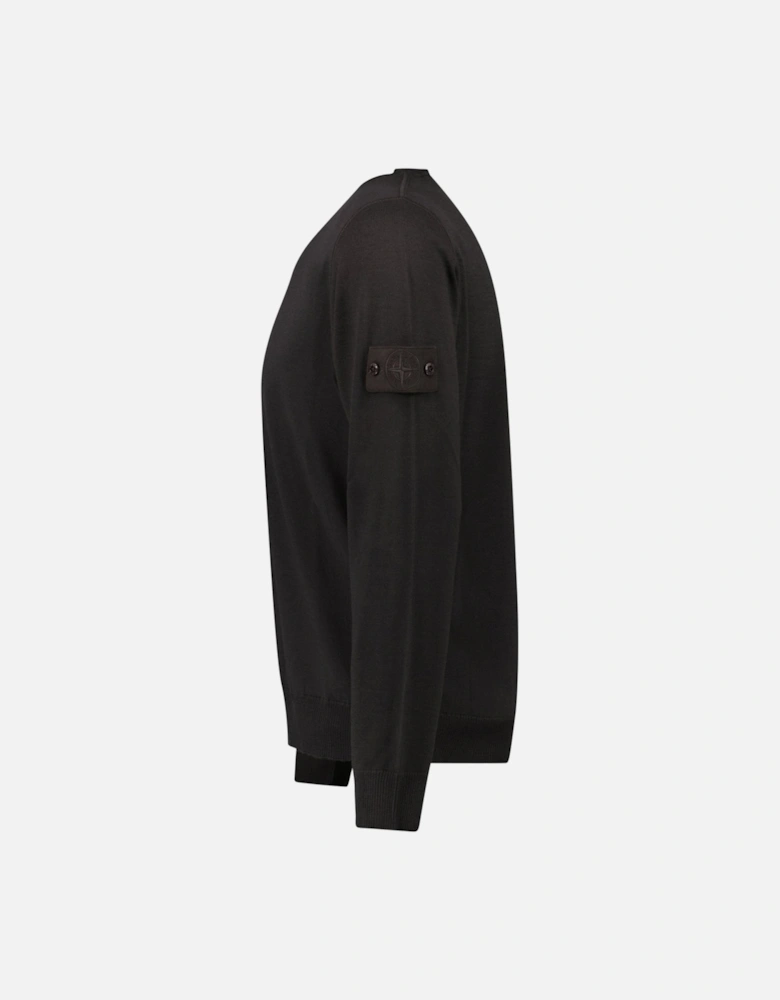 Ghost Wool Crew Neck Jumper Dark Brown