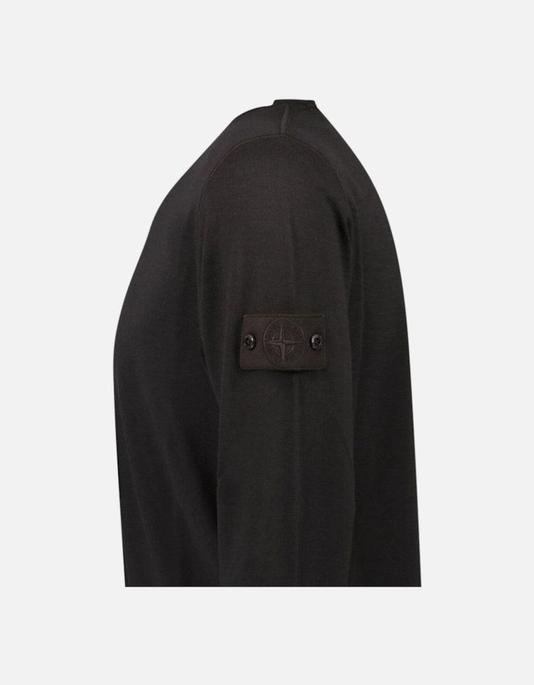 Ghost Wool Crew Neck Jumper Dark Brown