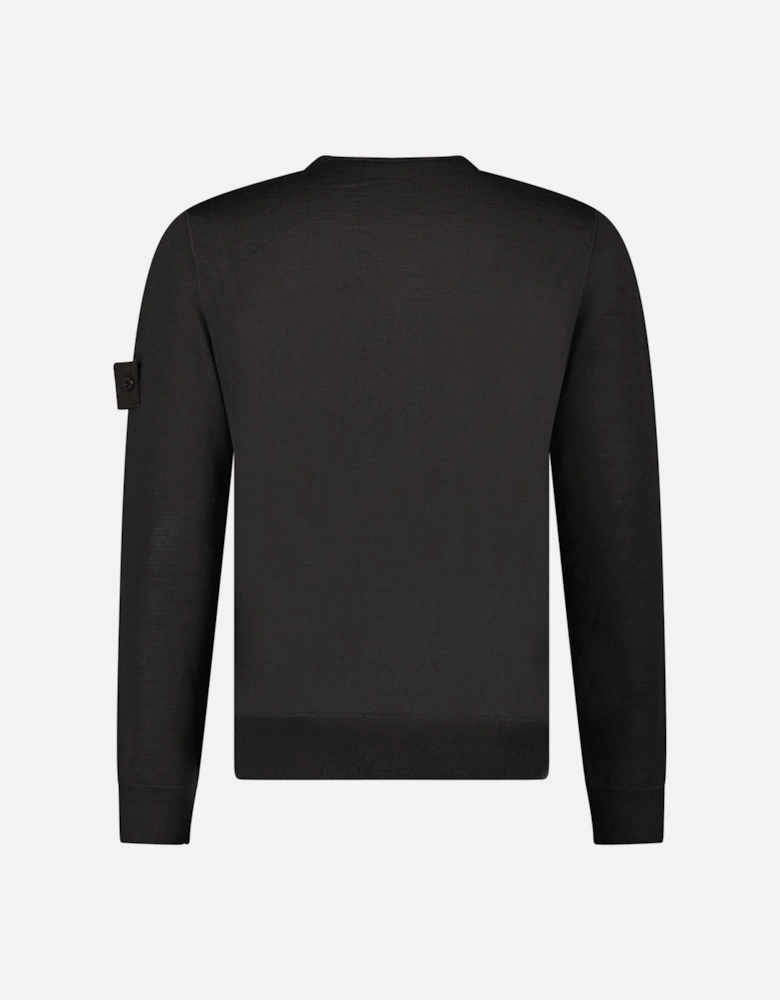Ghost Wool Crew Neck Jumper Dark Brown