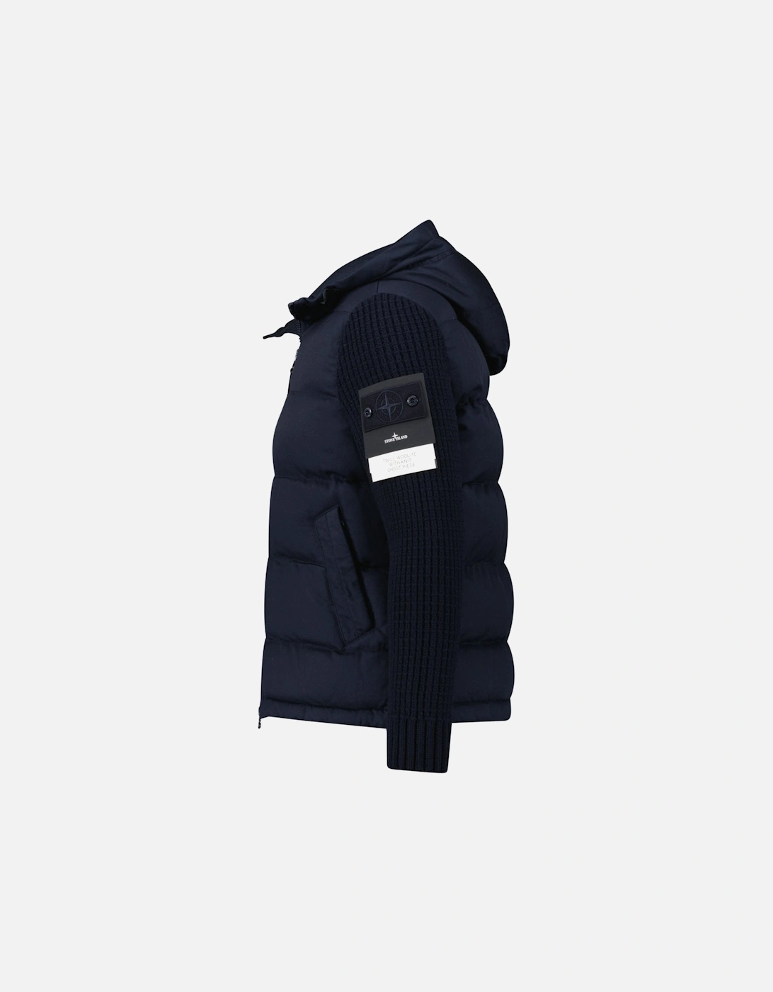 Ghost Padded Twill-Wool Jacket in Navy