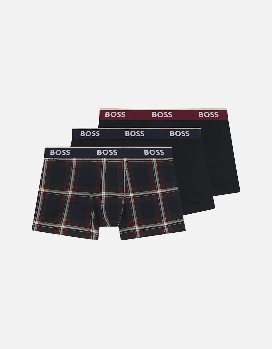 BOSS 3-Pack Power Boxer Trunks, Multi-Coloured, 2 of 1