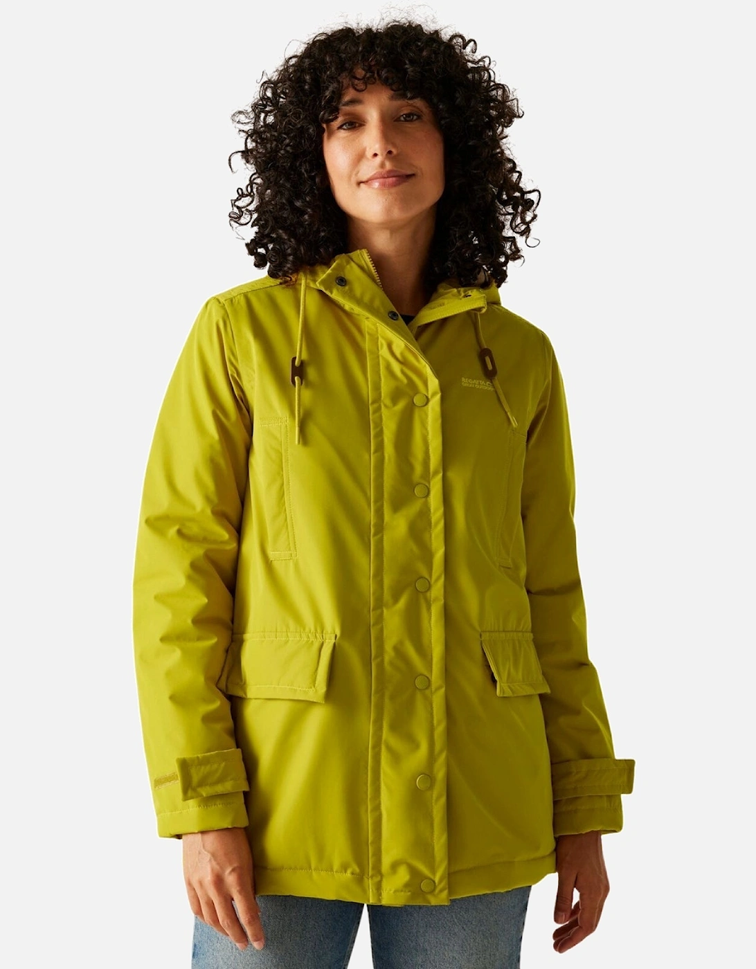 Womens Orla Mid Length Waterproof Jacket, 2 of 1