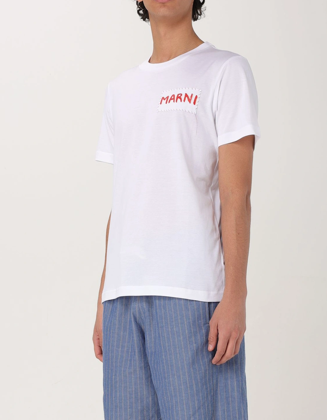 Patch Detail Cotton TShirt