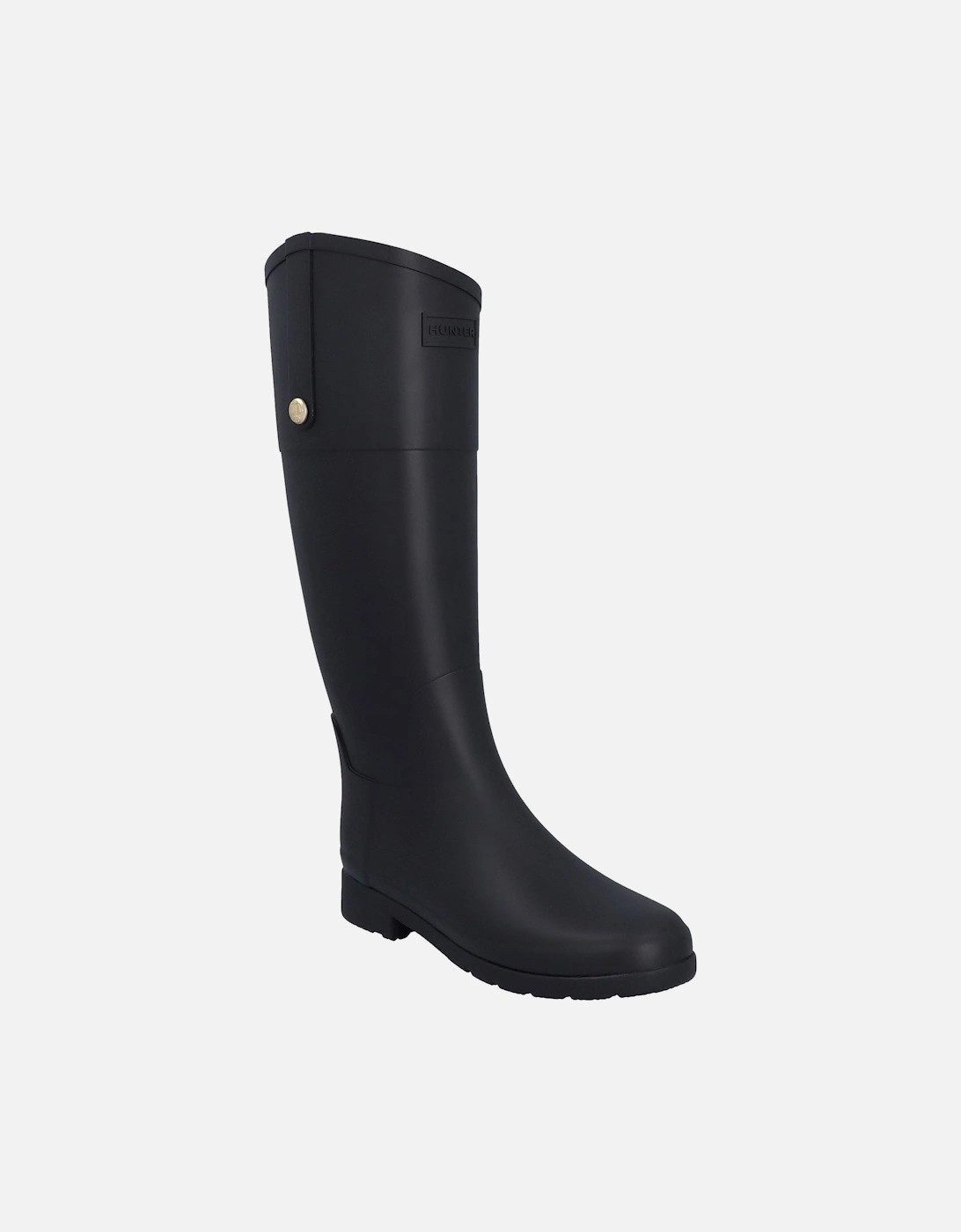 Women's Hunter Refined Riding Boot Rubber Women's Black Wellington Boots - Size: UK 7 / eu 40/41 / us 9