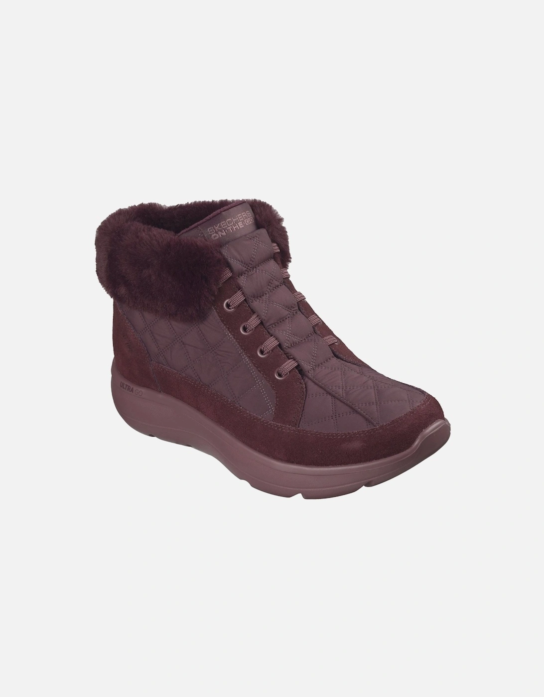 On-The-Go Encore Elisa Textile Women's Burgundy Winter Ankle Boots, 6 of 5