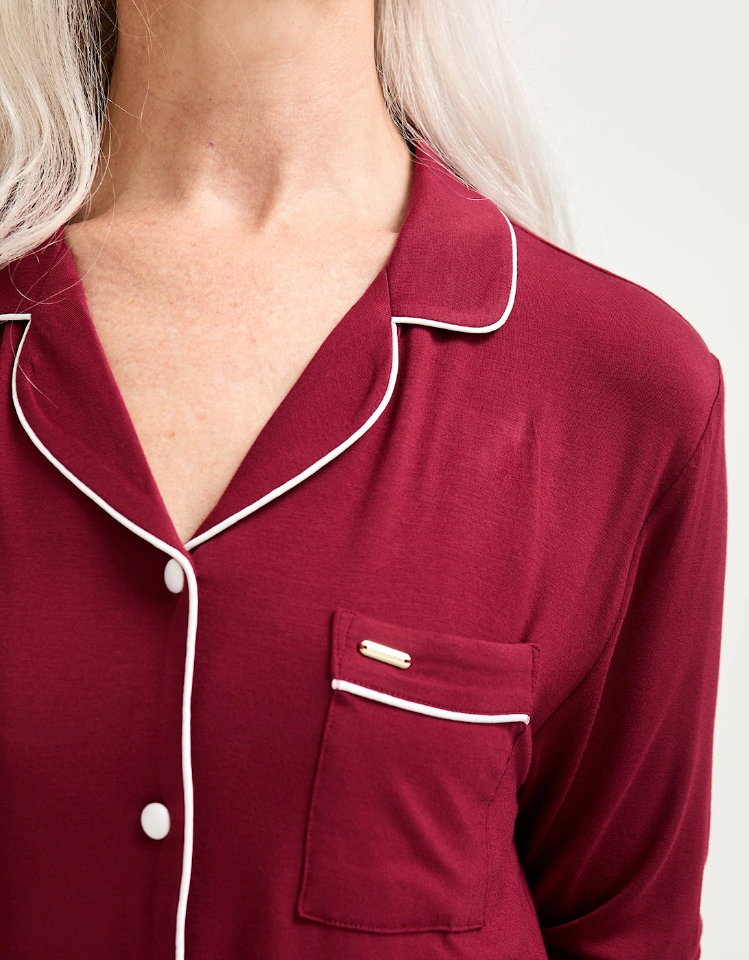 Bamboo Pyjama Set in Claret