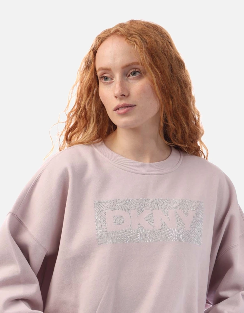 Rhinestone Crosswalk Crew Sweatshirt