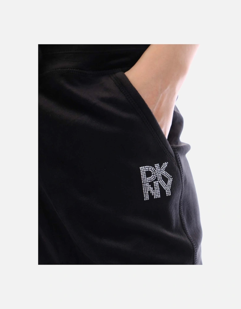 Rhinestone Logo Jog Pants