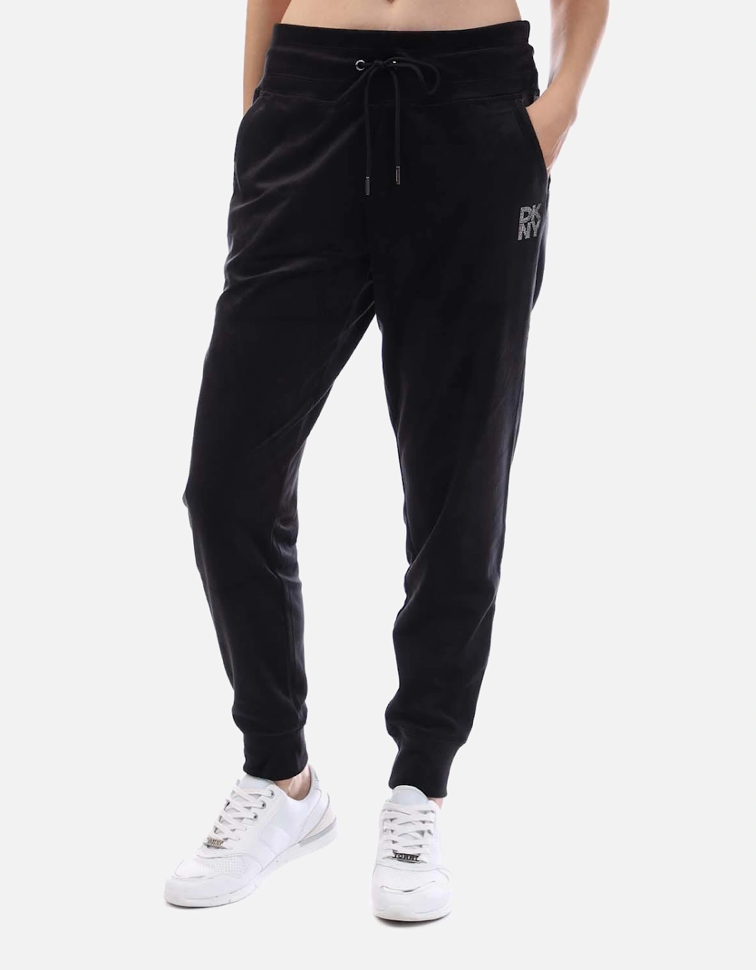 Rhinestone Logo Jog Pants