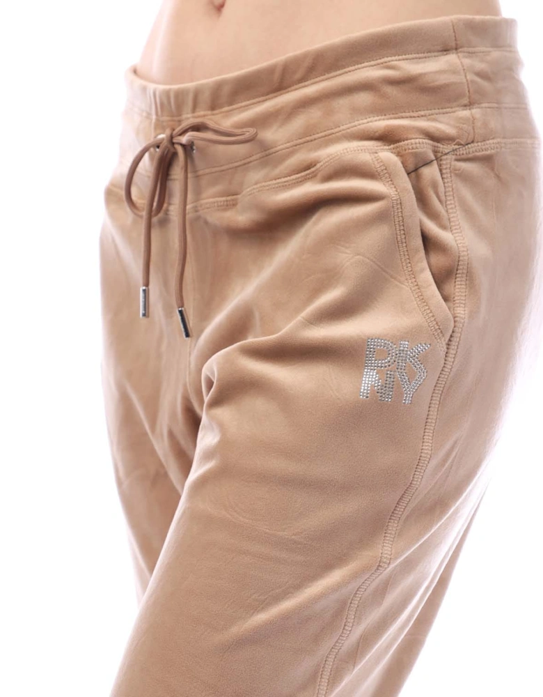 Rhinestone Logo Jog Pants
