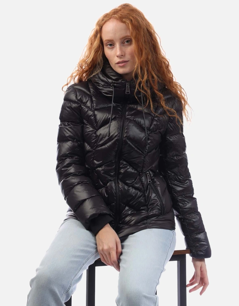 Zip Front Down Filled Jacket