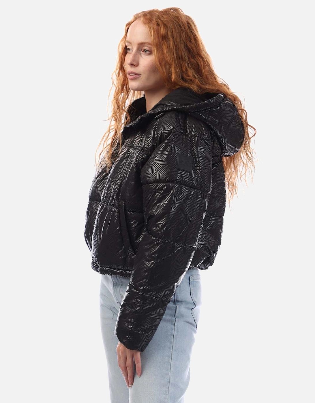 Crosswalk-Print Cropped Hooded Jacket, 5 of 4