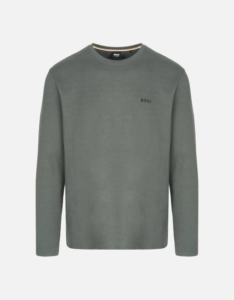 Waffle LS Shirt Green