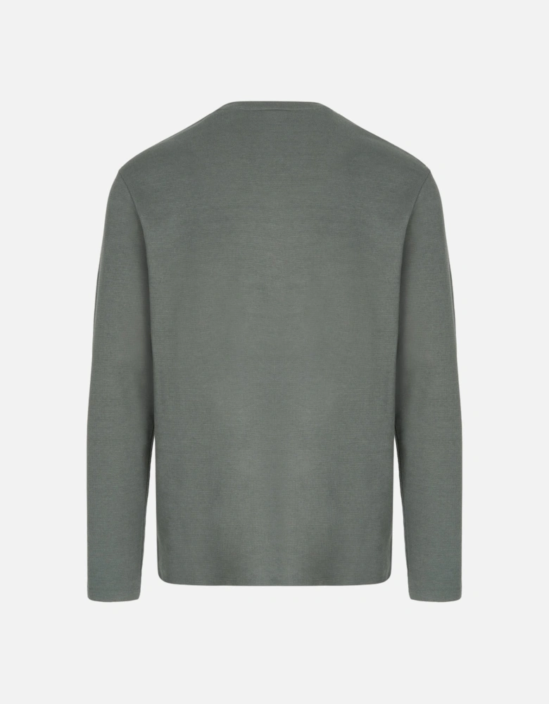 Waffle LS Shirt Green