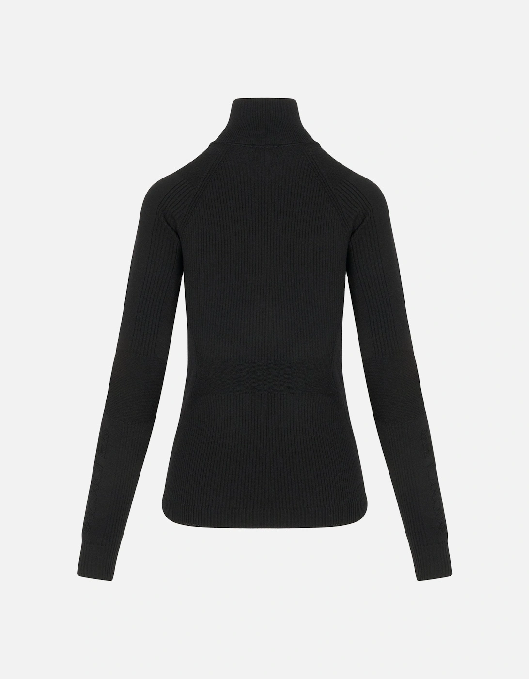 Womens T Neck Sweater Black