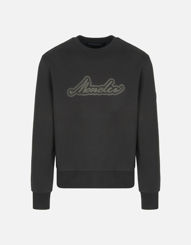 Chest Logo Sweatshirt Black