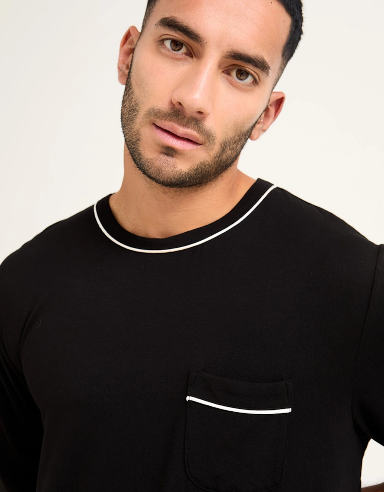 Bamboo Pyjama Set in Black