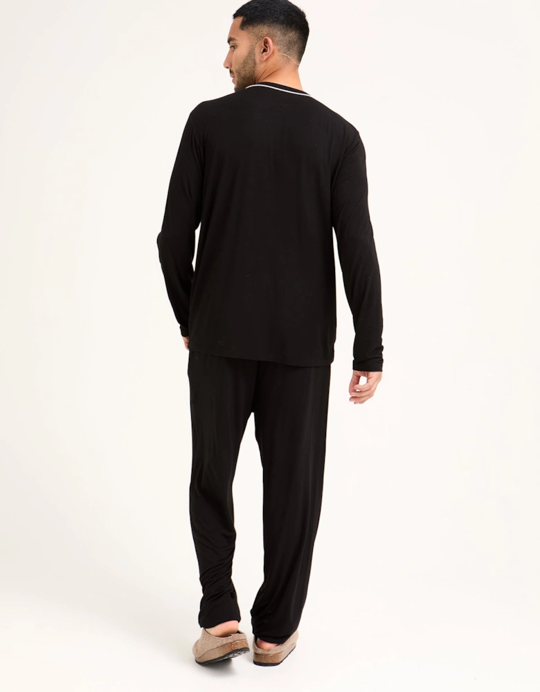 Bamboo Pyjama Set in Black
