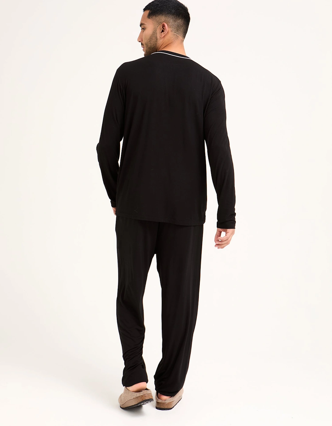 Bamboo Pyjama Set in Black
