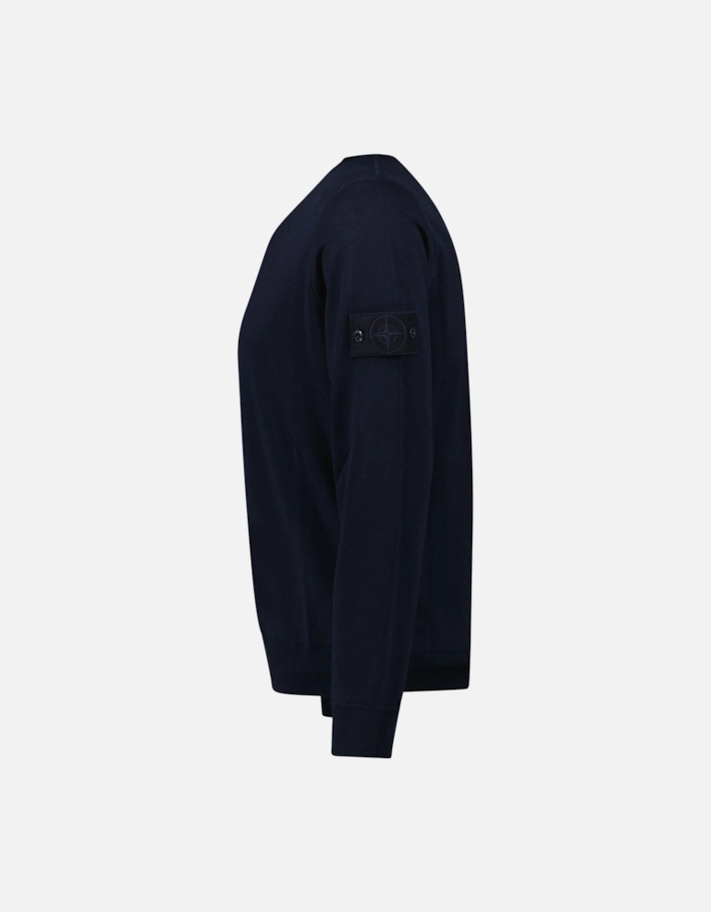 Ghost Wool Crew Neck Jumper Navy