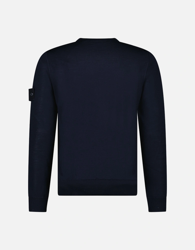 Ghost Wool Crew Neck Jumper Navy