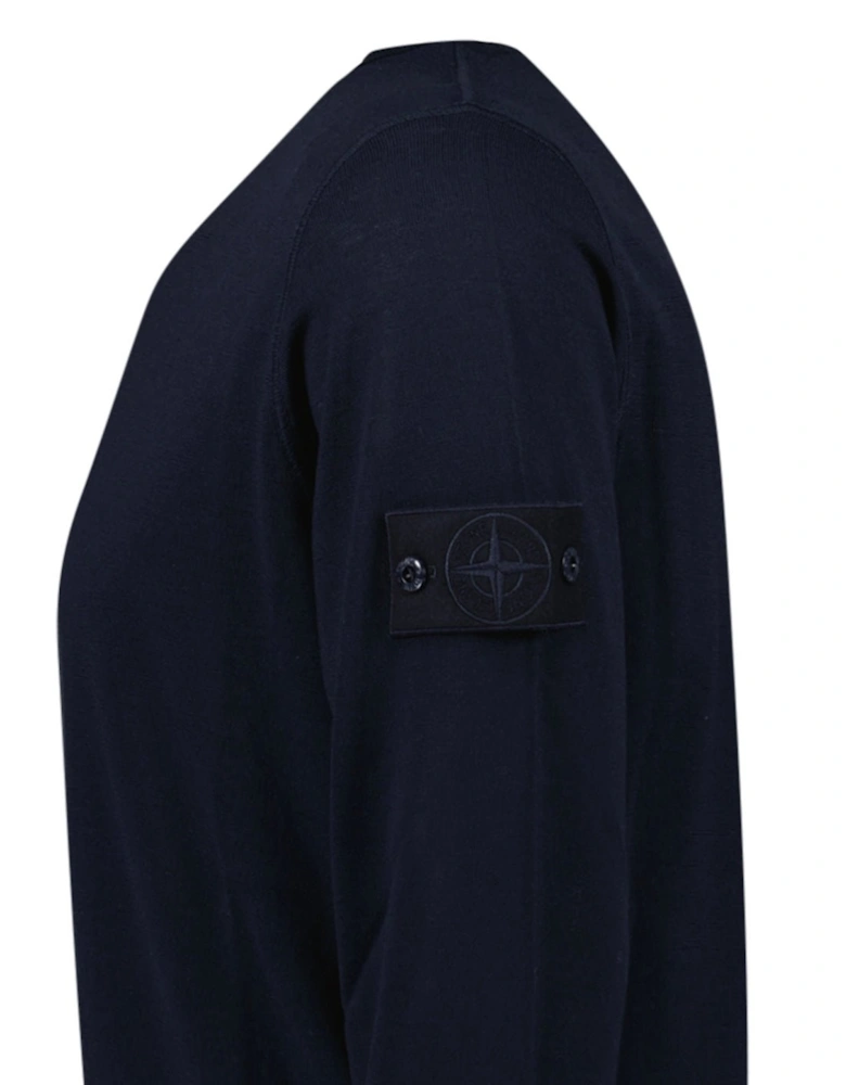 Ghost Wool Crew Neck Jumper Navy
