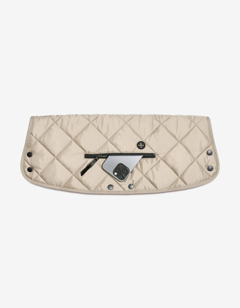 Universal Quilted Buggy Handmuff in Beige (48cm)
