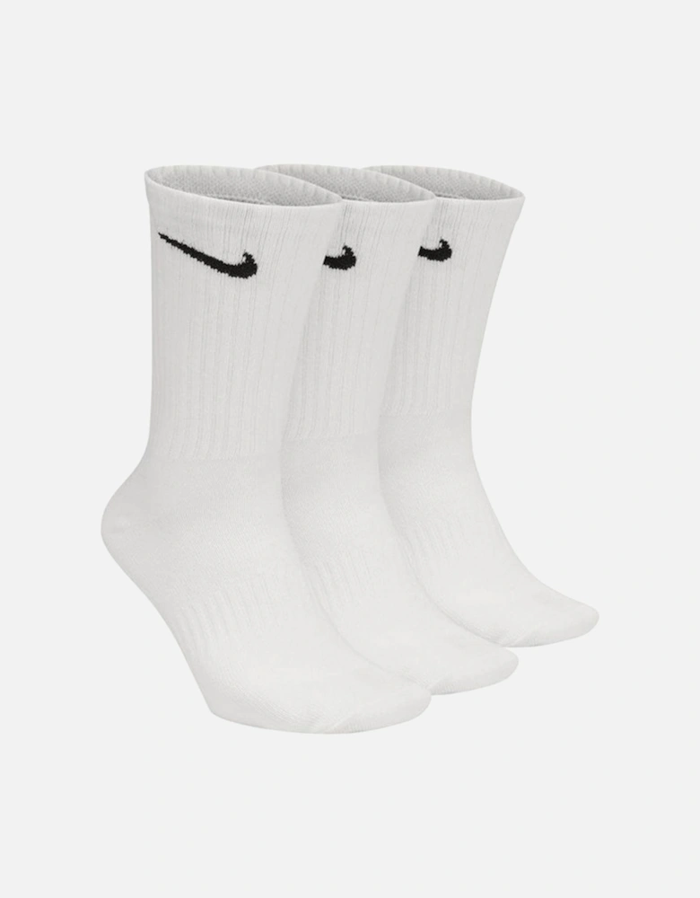 Unisex Adult Logo Lightweight Everyday Crew Socks (Pack of 3)
