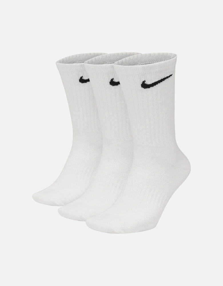 Unisex Adult Logo Lightweight Everyday Crew Socks (Pack of 3)
