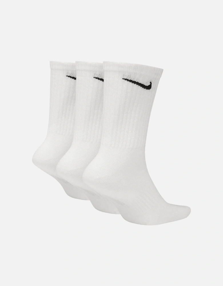 Unisex Adult Logo Lightweight Everyday Crew Socks (Pack of 3)