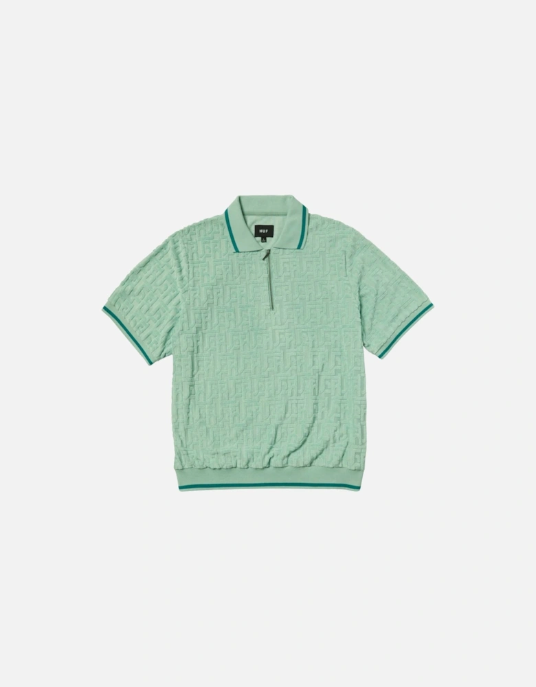 Tether Jacquards Terry Top Jade