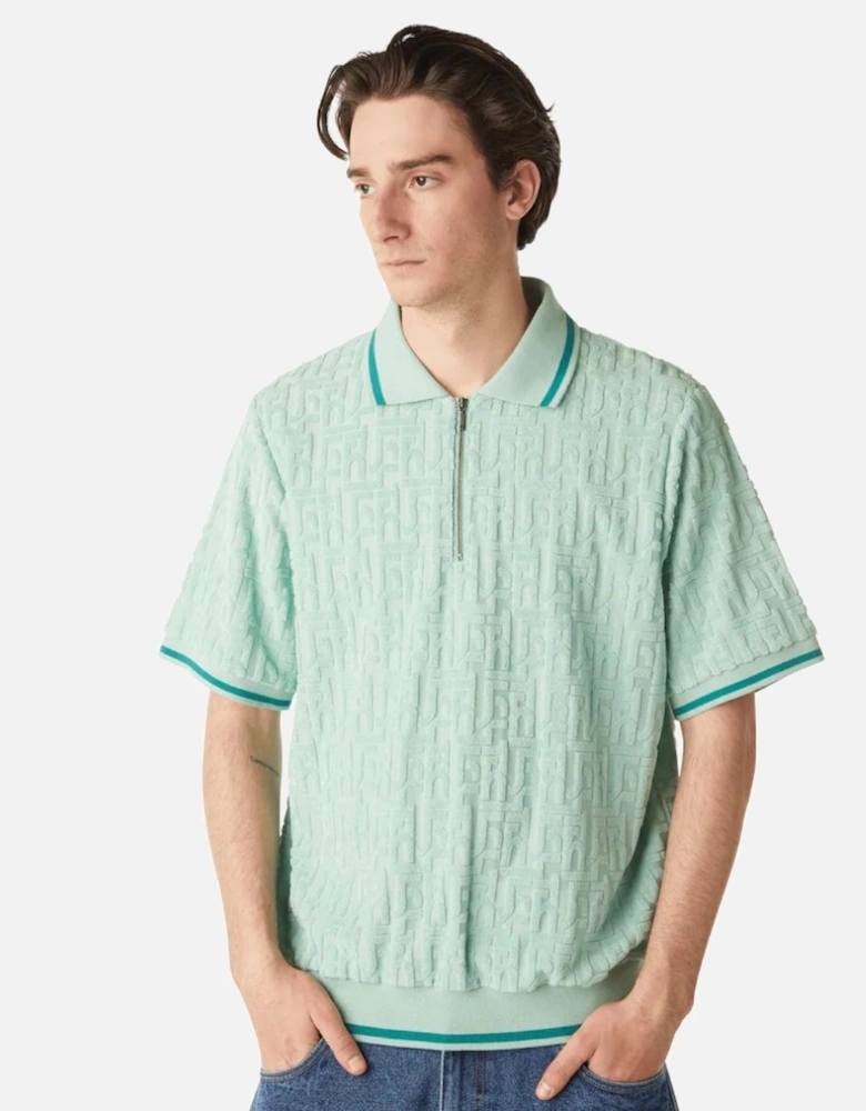 Tether Jacquards Terry Top Jade