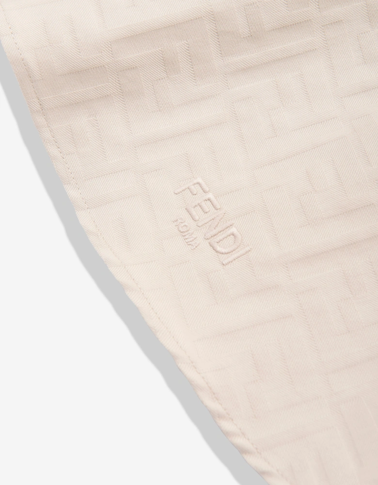 Baby Girls FF Jacquard Logo Dress in Beige