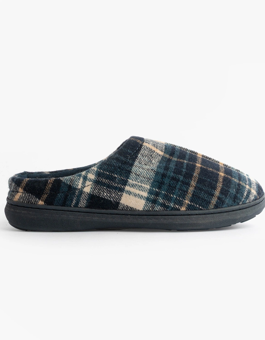 Jo & Joe INVERNESS Mens Mule Slippers Navy, 8 of 7