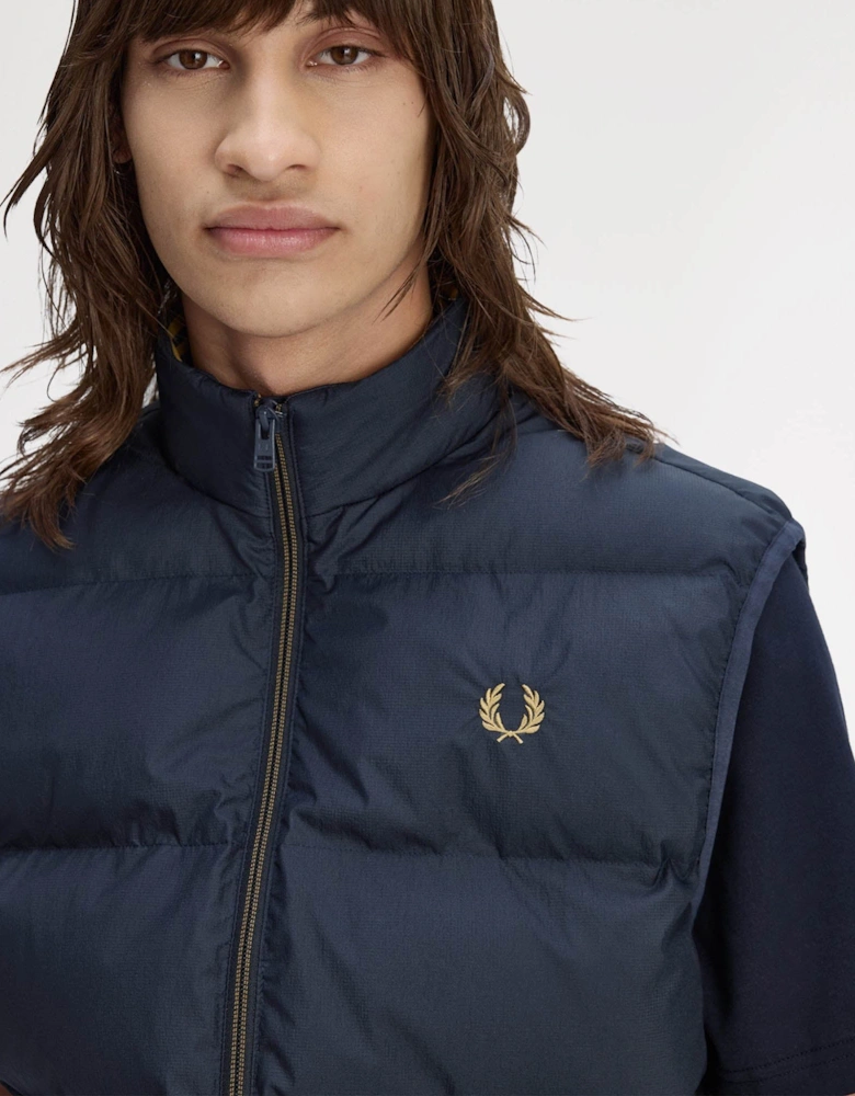 Mens Padded Gilet - Navy 608