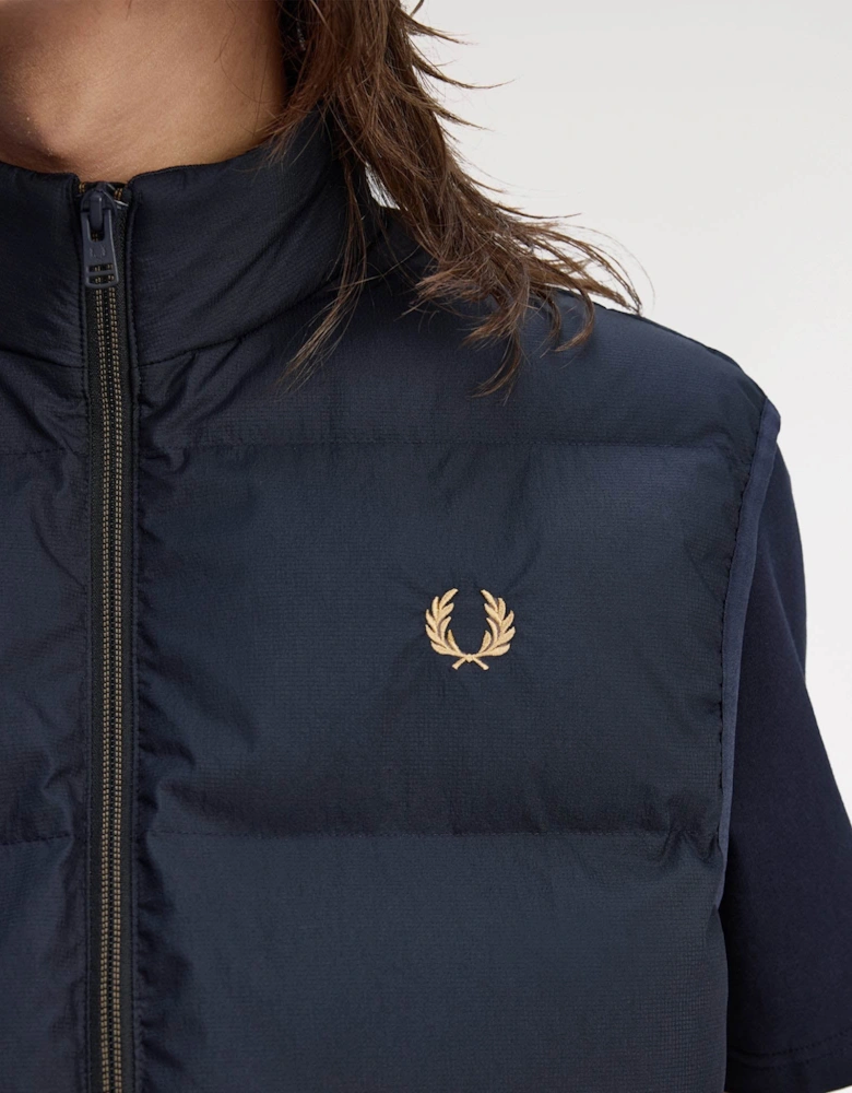 Mens Padded Gilet - Navy 608