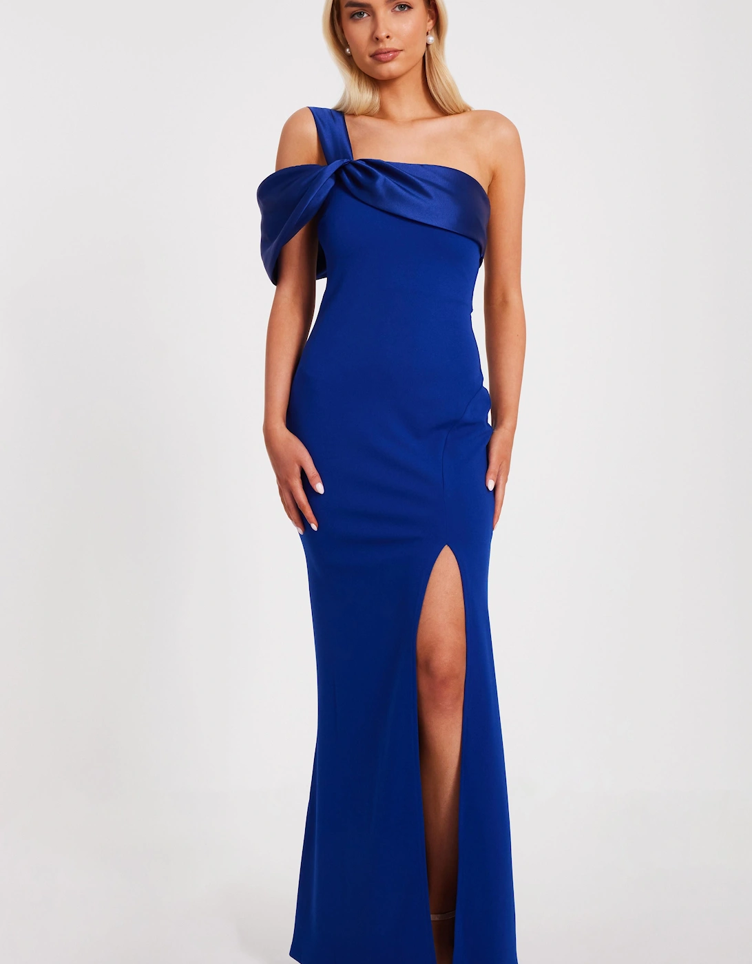 Royal One Shoulder Maxi Dress, 2 of 1