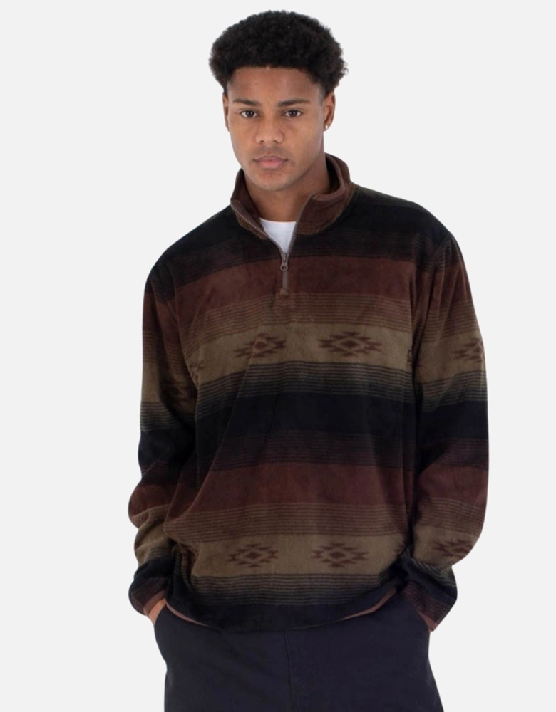Mens Mesa Windchill High Collar Half Zip Fleece