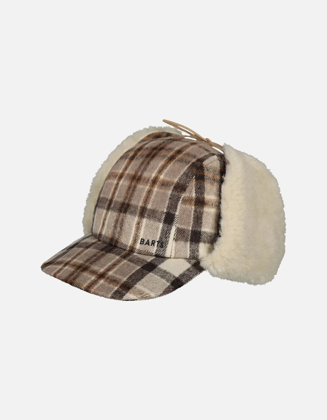 Womens Sunnaha Faux Fur Ear Flaps Baseball Cap, 2 of 1