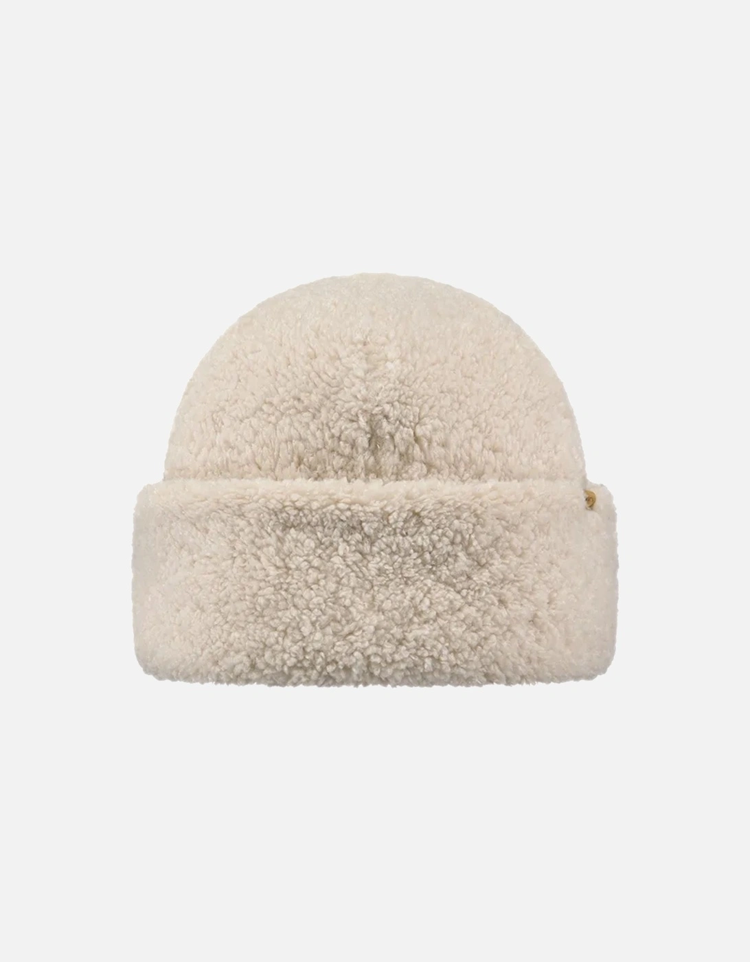 Womens Teddybow Teddy Fur Winter Beanie - Cream - OS, 2 of 1